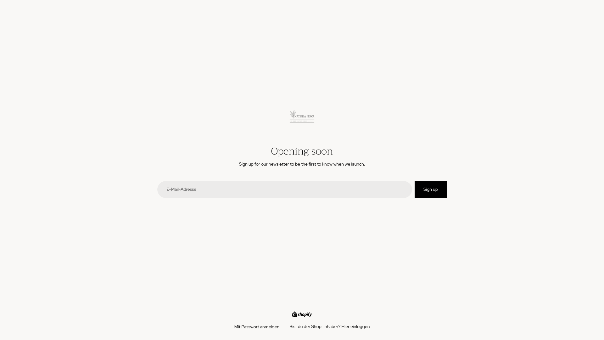 website screenshot of https://naturanova.ch/