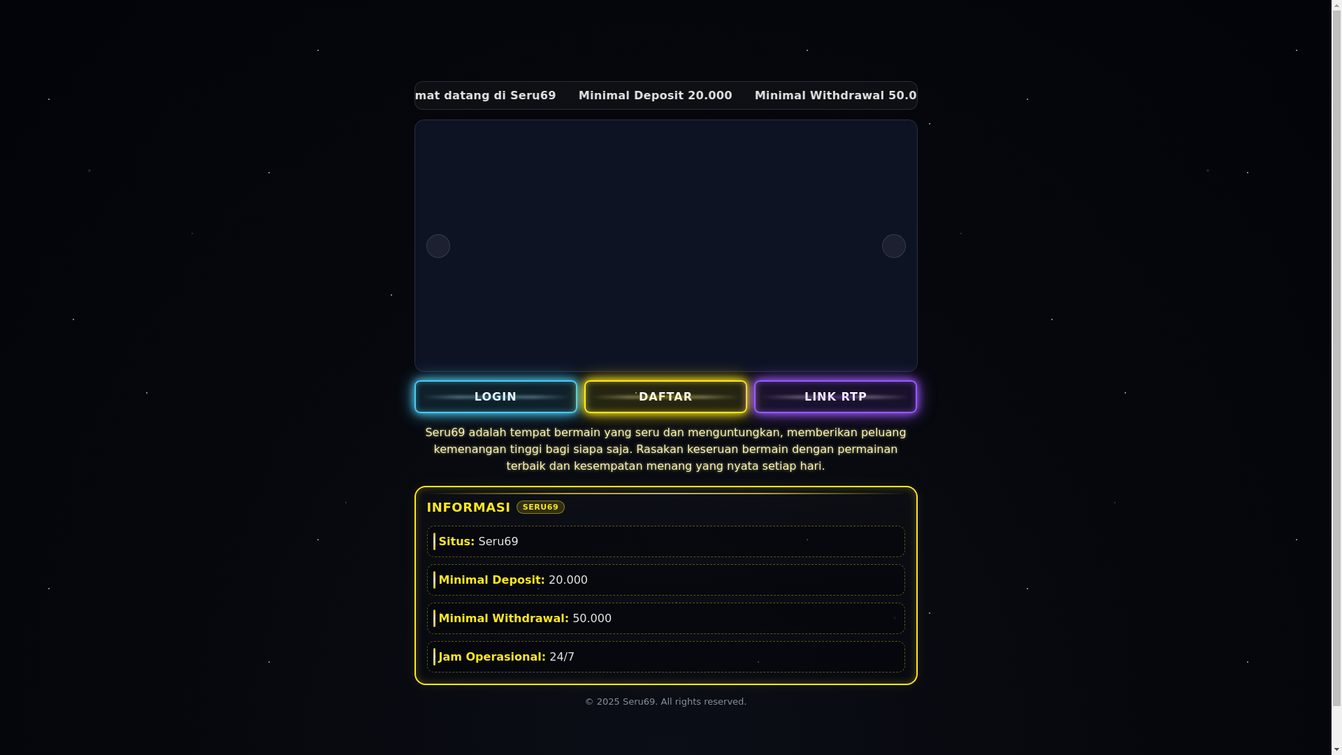website screenshot of https://seru69rekomendasi.pages.dev/