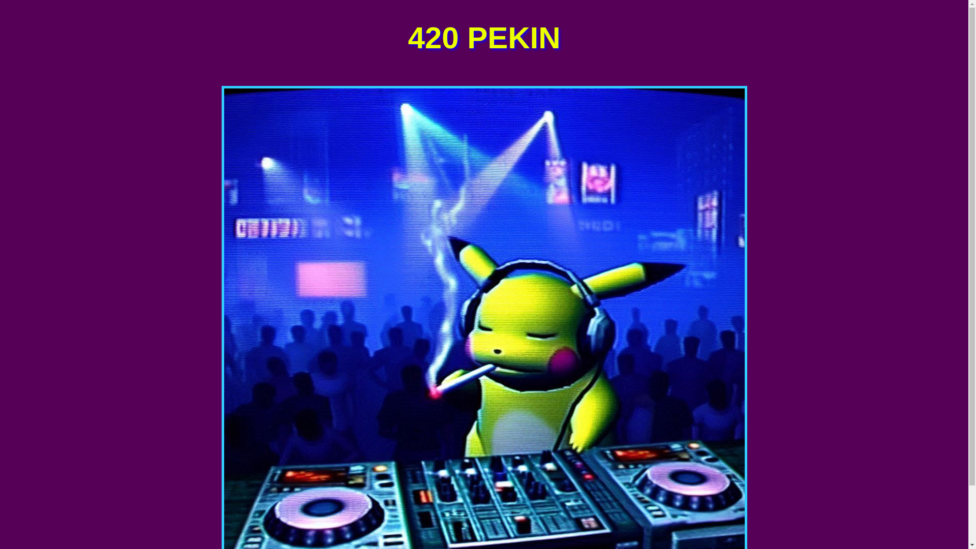 website screenshot of https://420pekin.com/