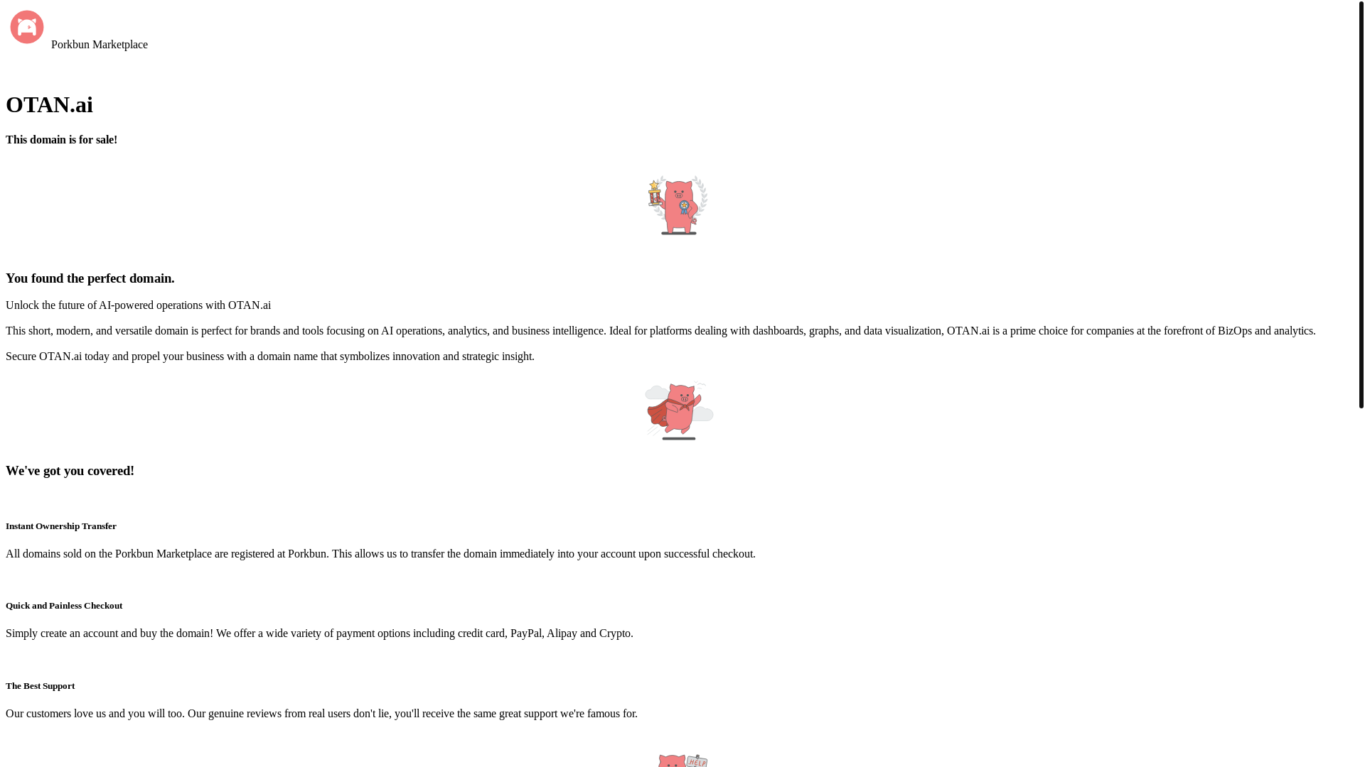 website screenshot of https://otan.ai/