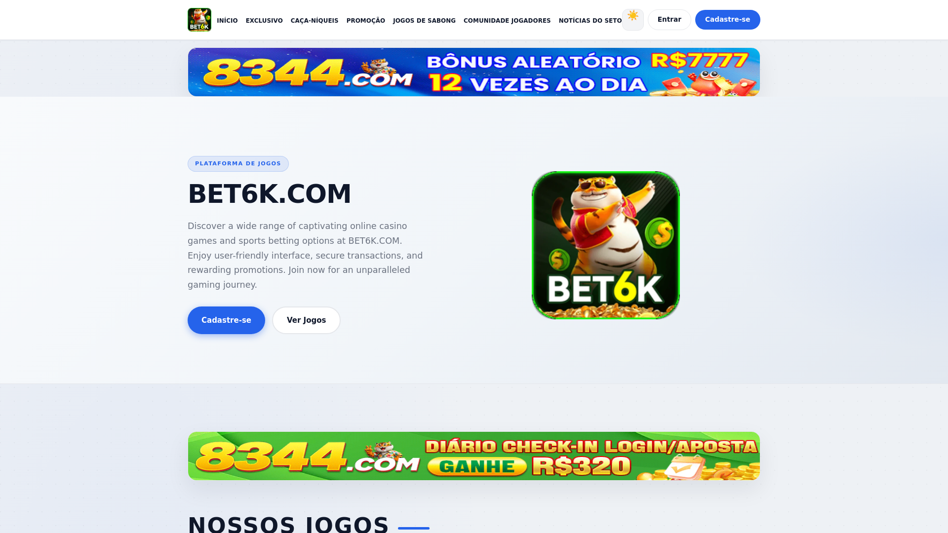 website screenshot of https://best6k.com