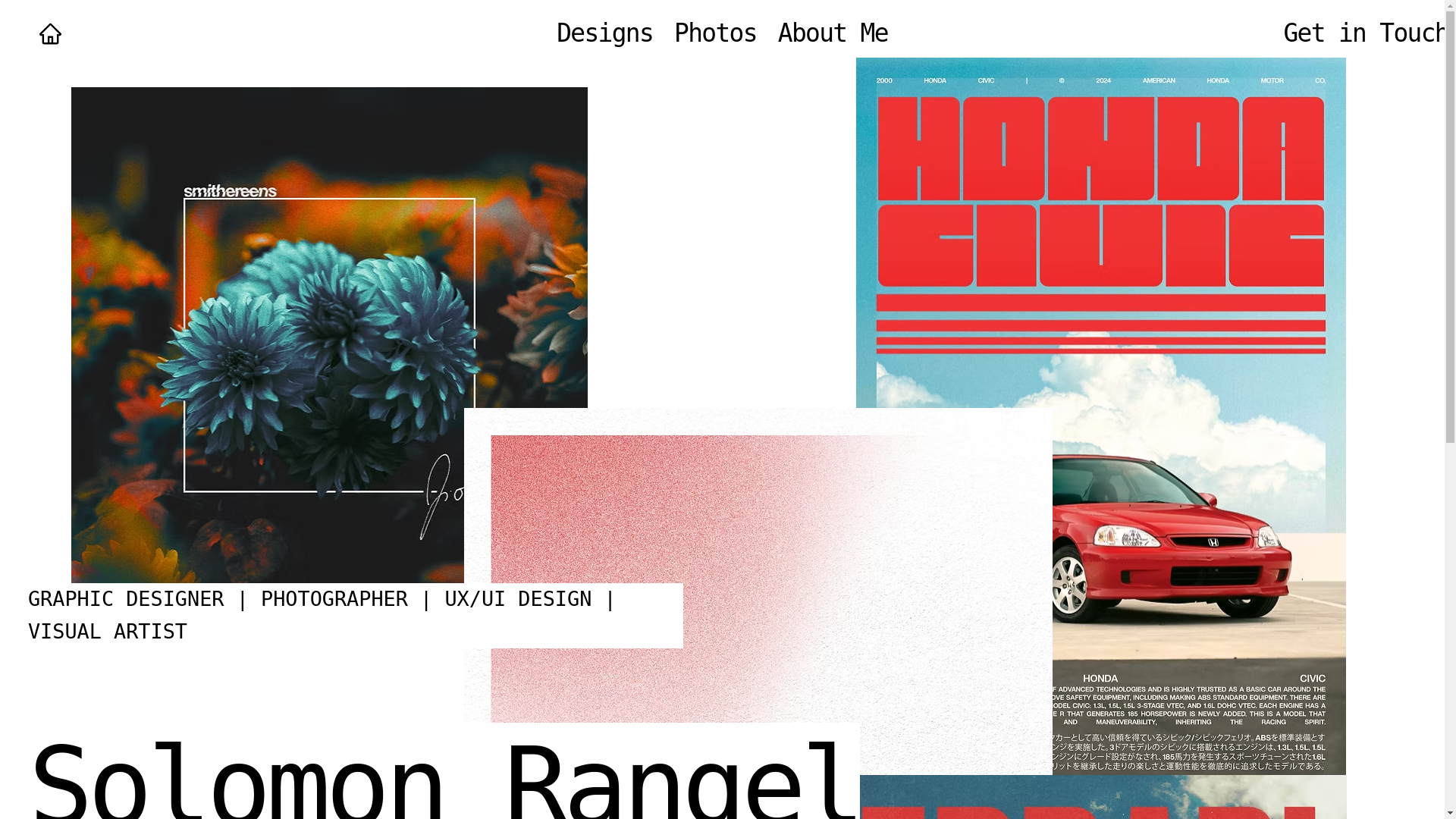 website screenshot of https://solomonrangel.com/