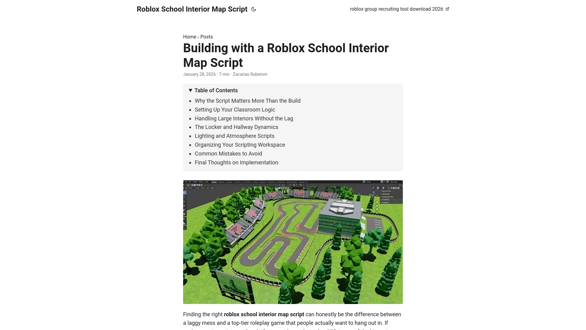 website screenshot of https://roblox-school-interior-map-script.pages.dev/