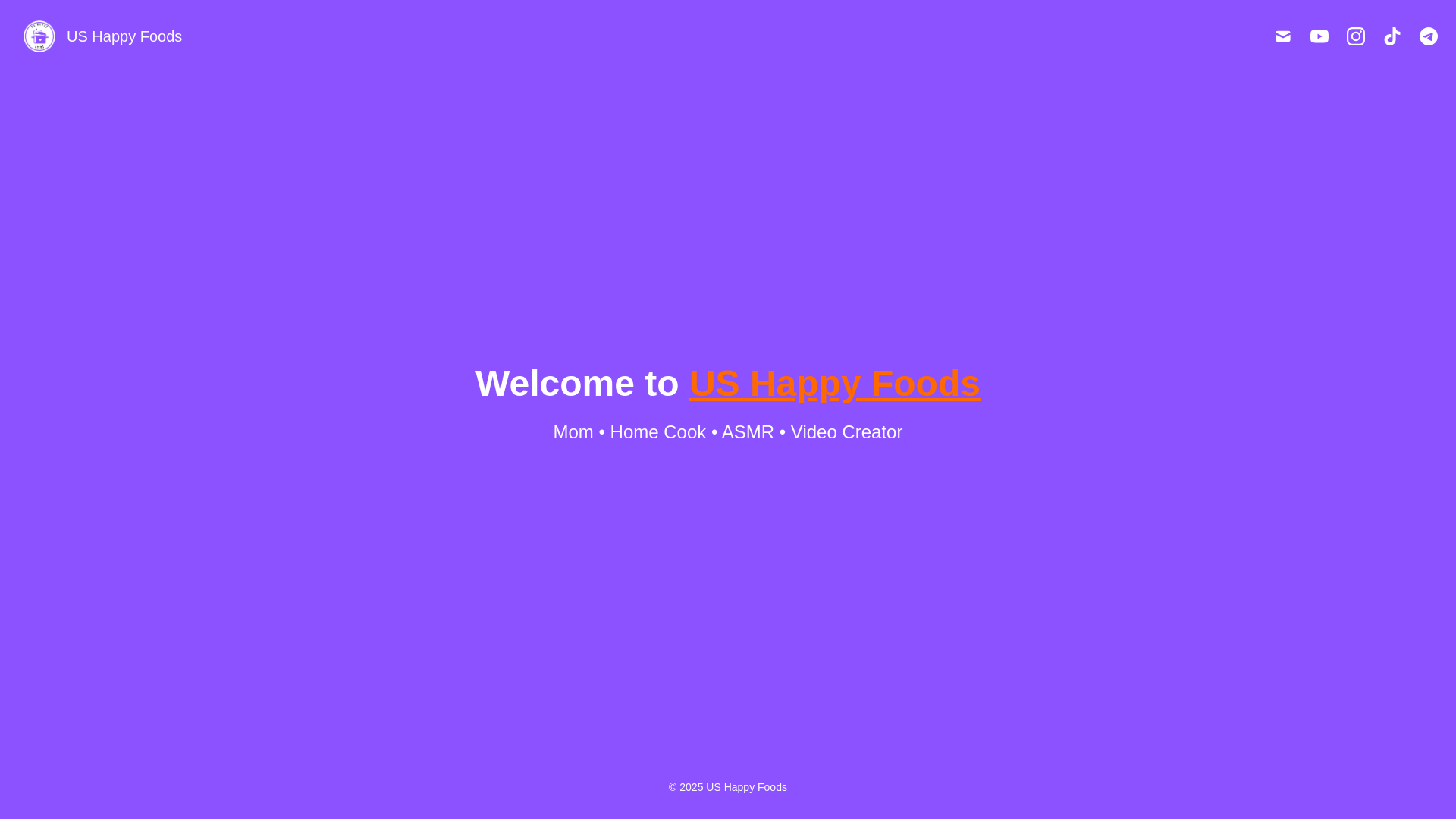 website screenshot of https://ushappyfoods.com/