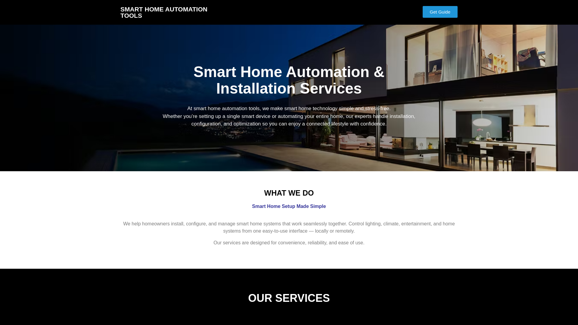 website screenshot of https://smartsphereliving.site/