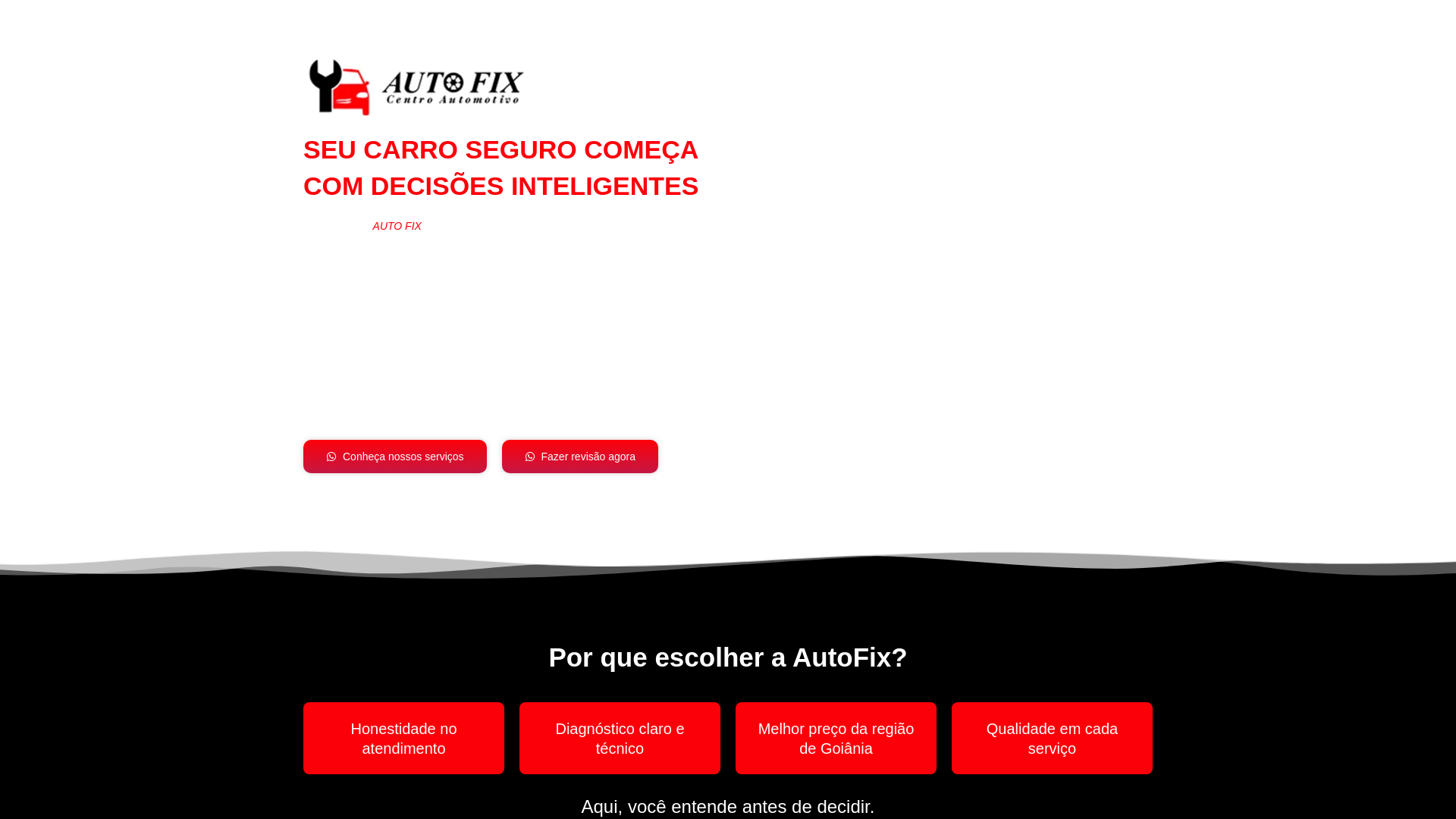website screenshot of https://autofixcenter.com.br/