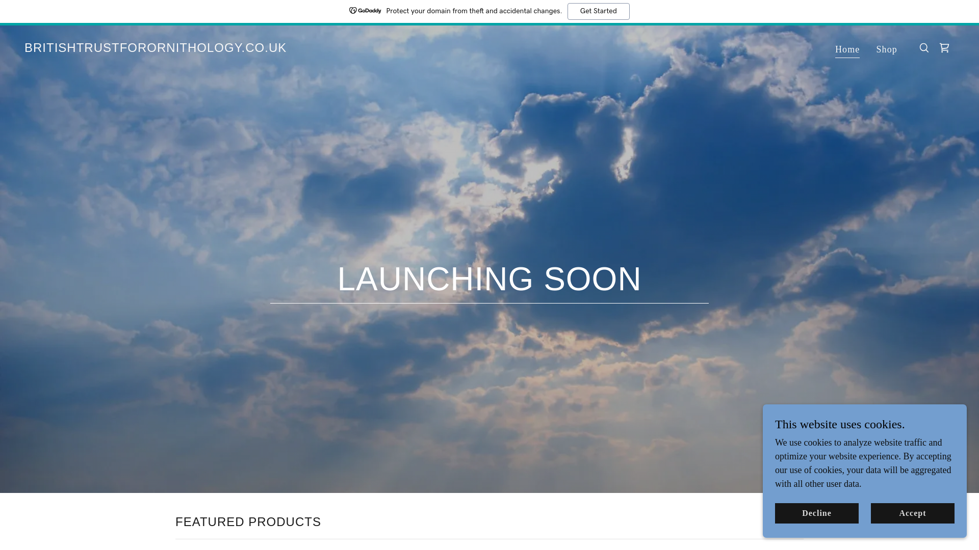 website screenshot of https://britishtrustforornithology.co.uk/