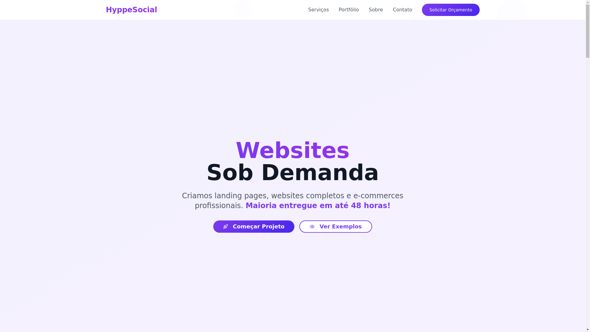 website screenshot of https://hyppesocial.site/