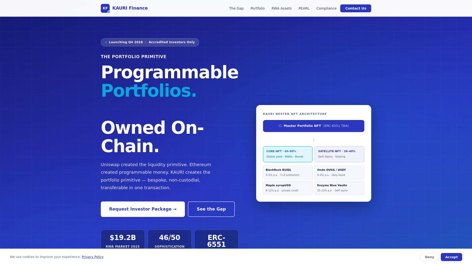 website screenshot of https://kaurifinance23.pages.dev/