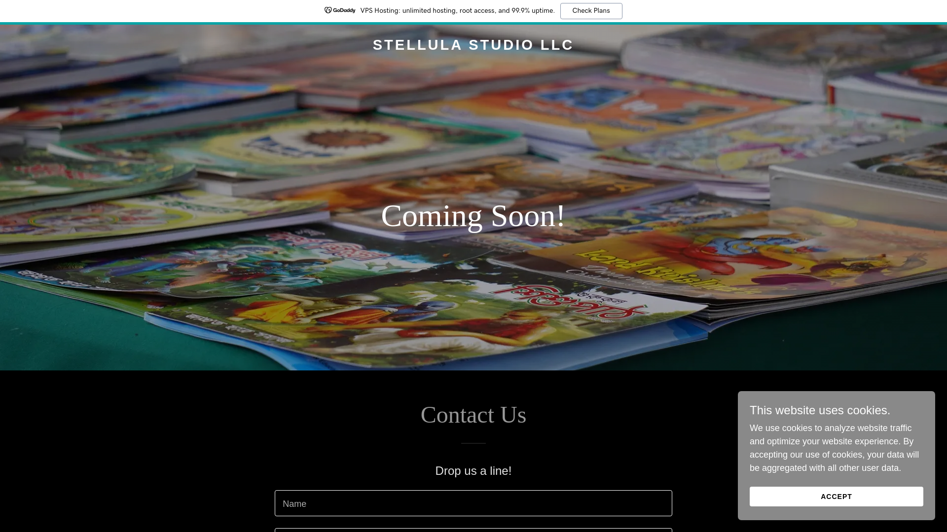 website screenshot of https://stellula.shop