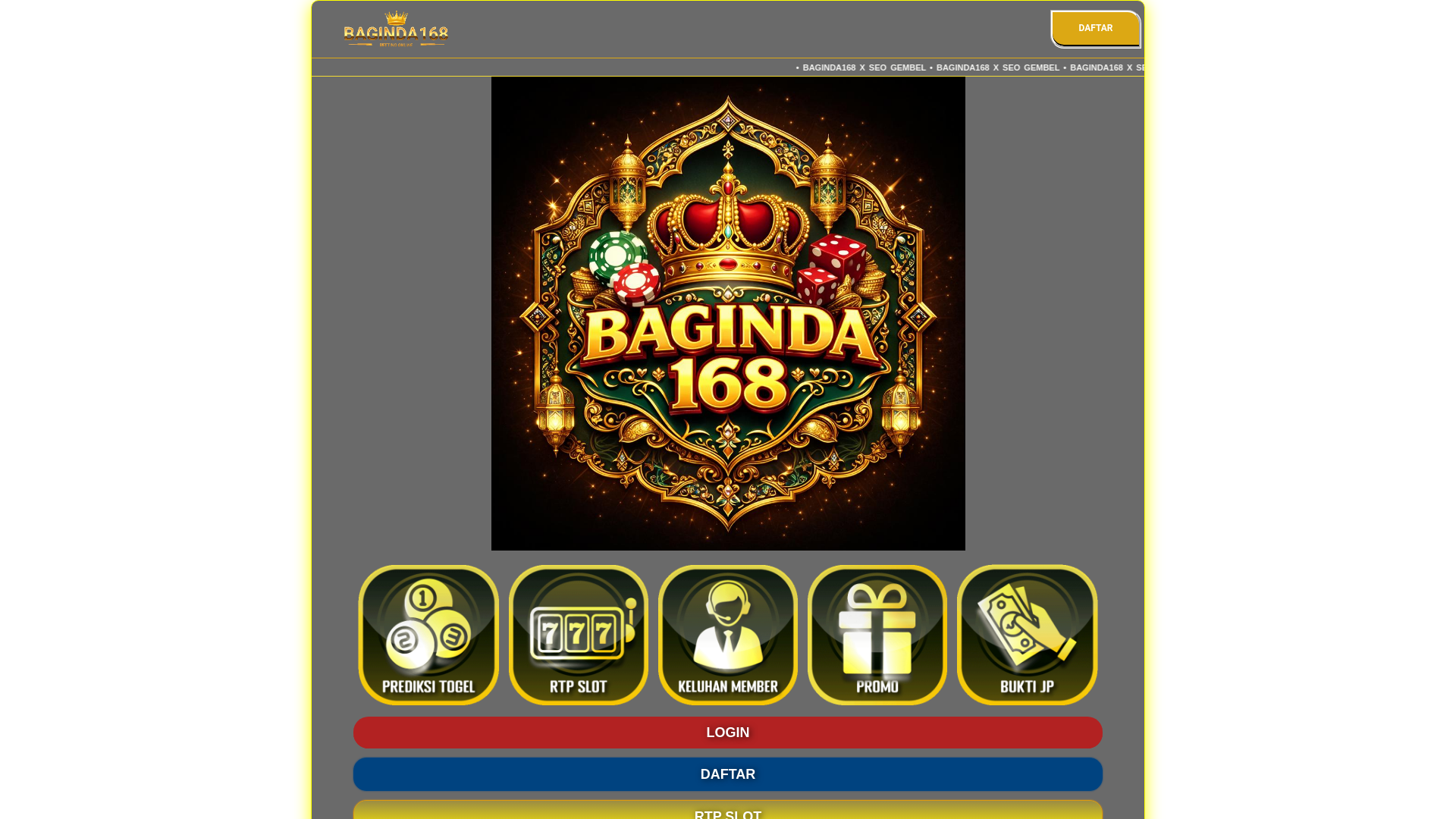 website screenshot of https://redarmyonline-baginda168.pages.dev/