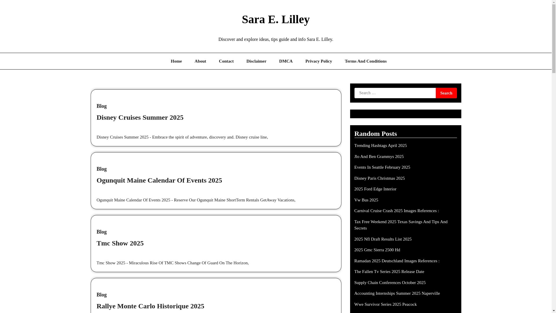 website screenshot of https://saraelilley.pages.dev/