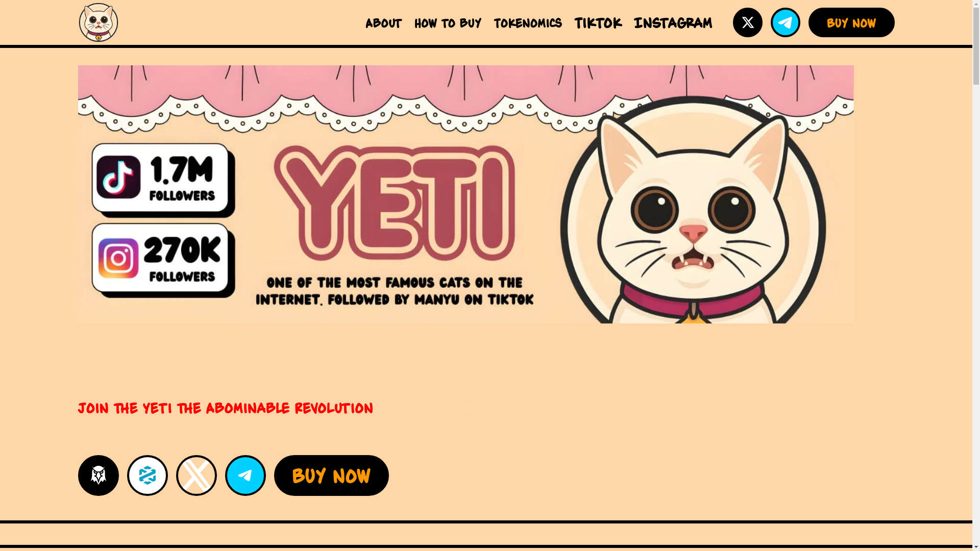 website screenshot of https://yetiabominable.xyz/