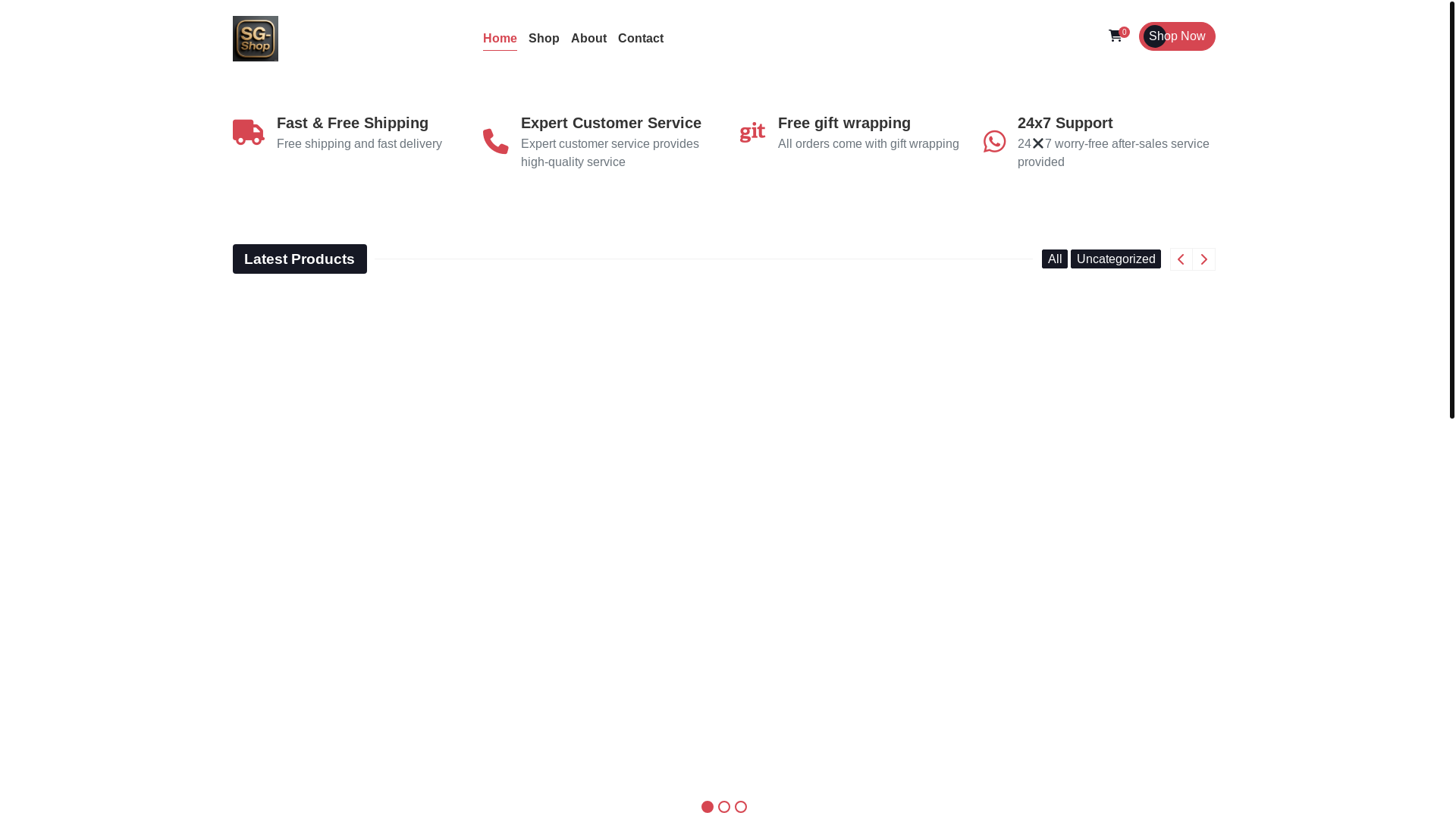 website screenshot of https://sgstoresesg001.top/