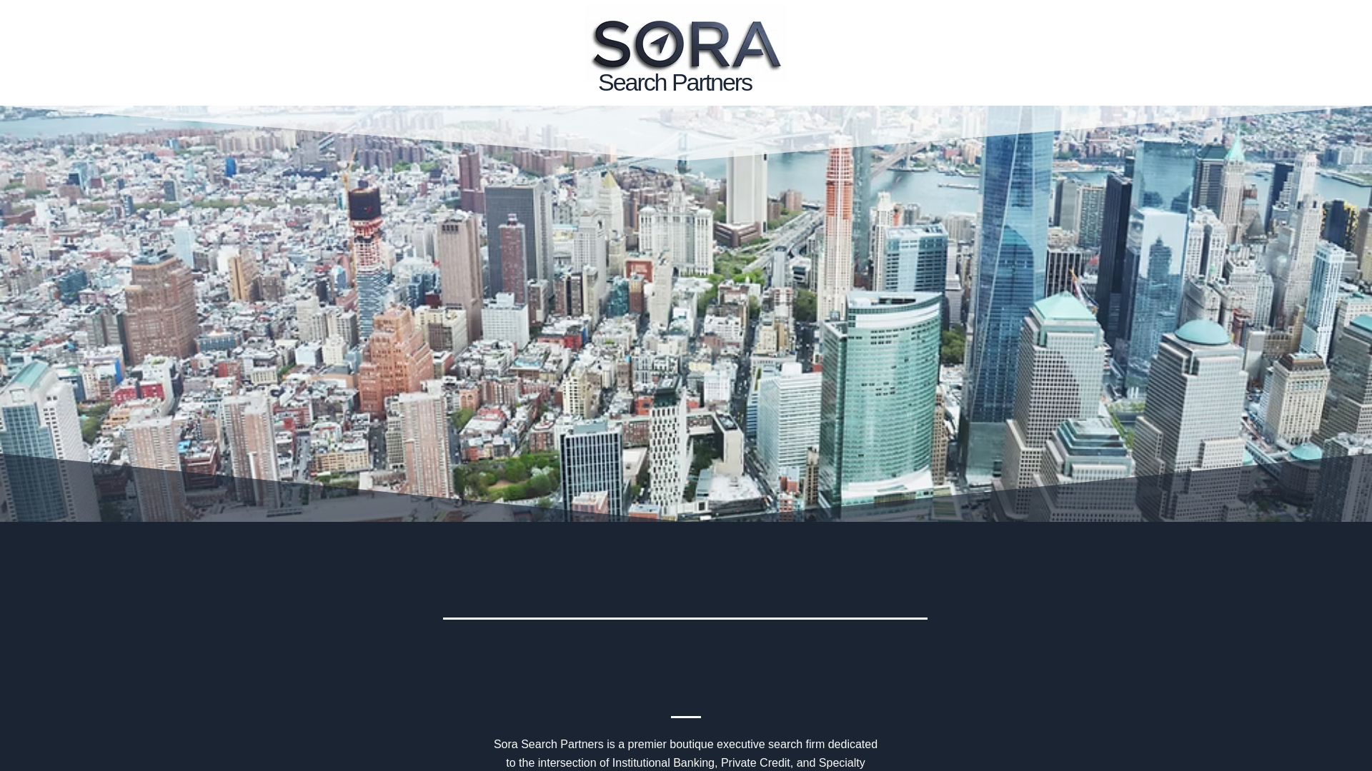 website screenshot of https://www.sorasearchpartners.com/