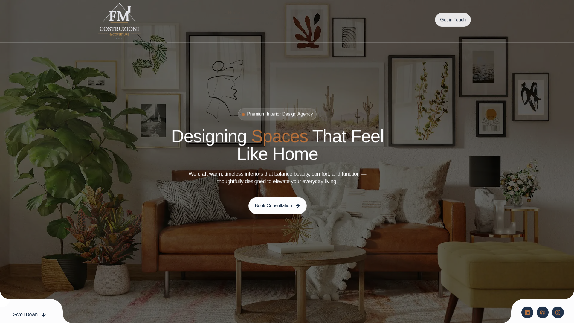website screenshot of https://fmcostruzionicoperturesrl.it/