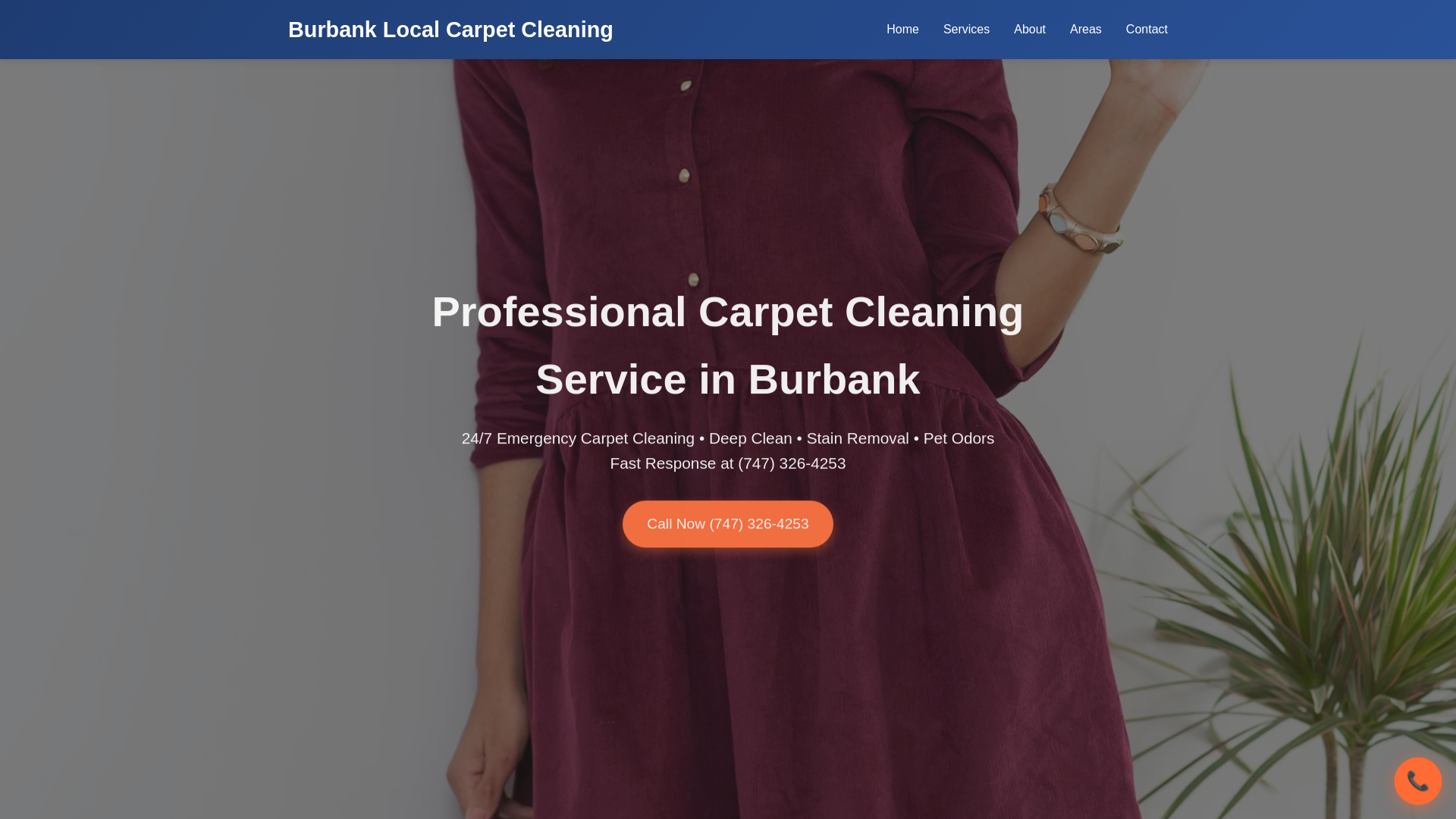 website screenshot of https://burbanklocalcarpetcleaning.top/