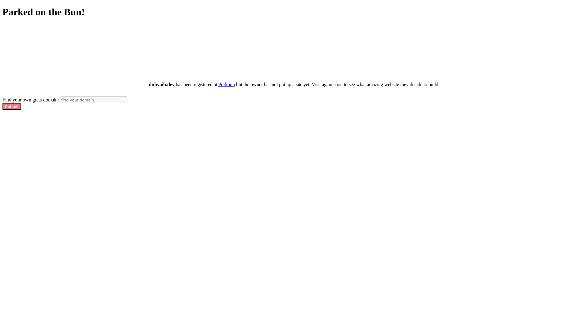 website screenshot of https://duhyaih.codes/