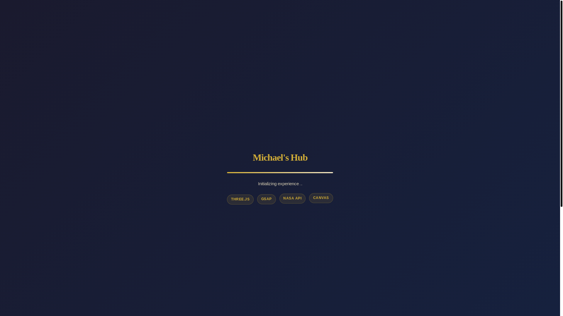 website screenshot of https://michaelrbacu.com/