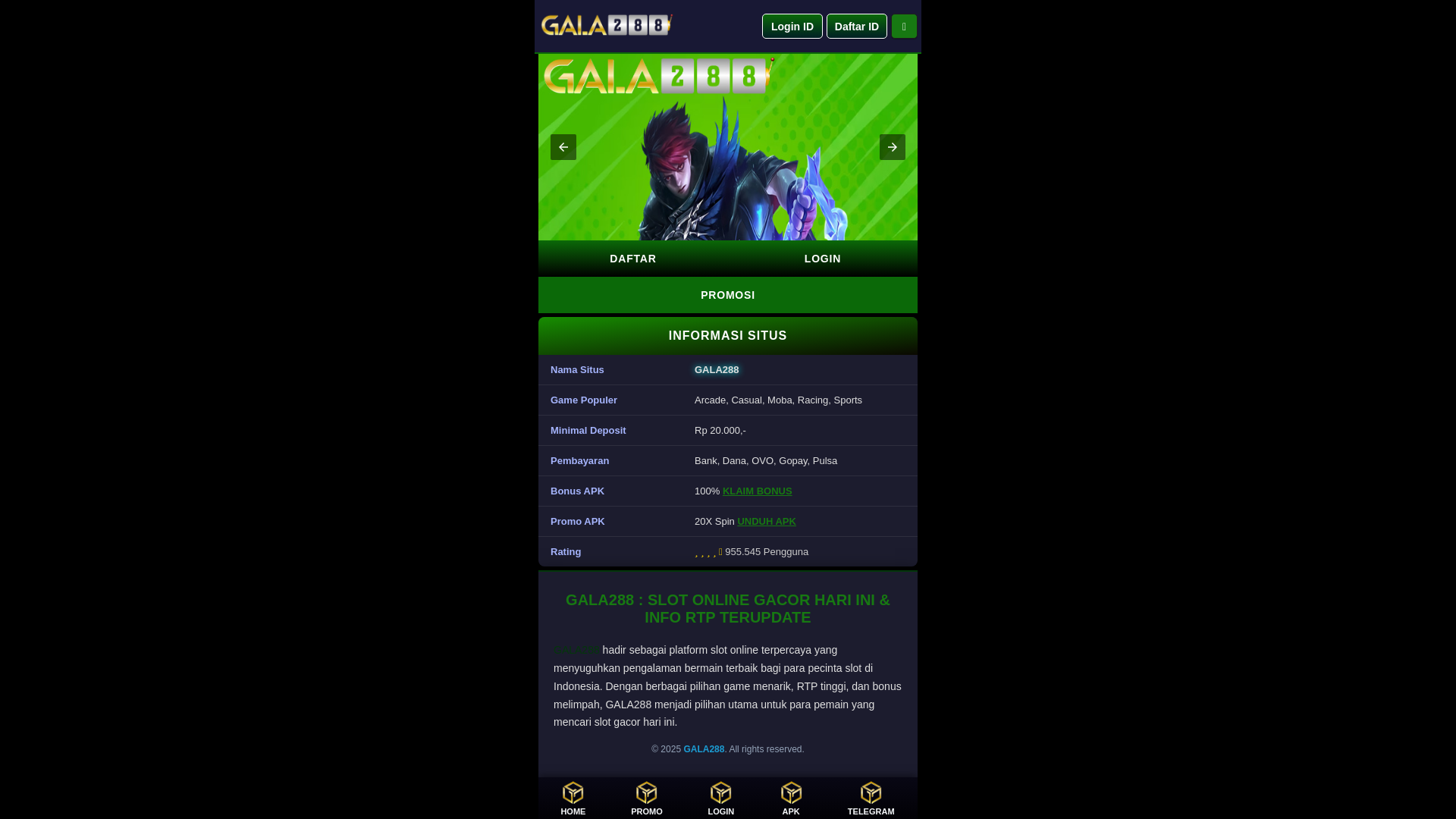 website screenshot of https://gala288ampcc.pages.dev/