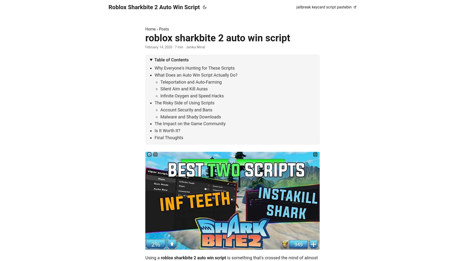 website screenshot of https://robloxsharkbite2autowinscript.pages.dev/