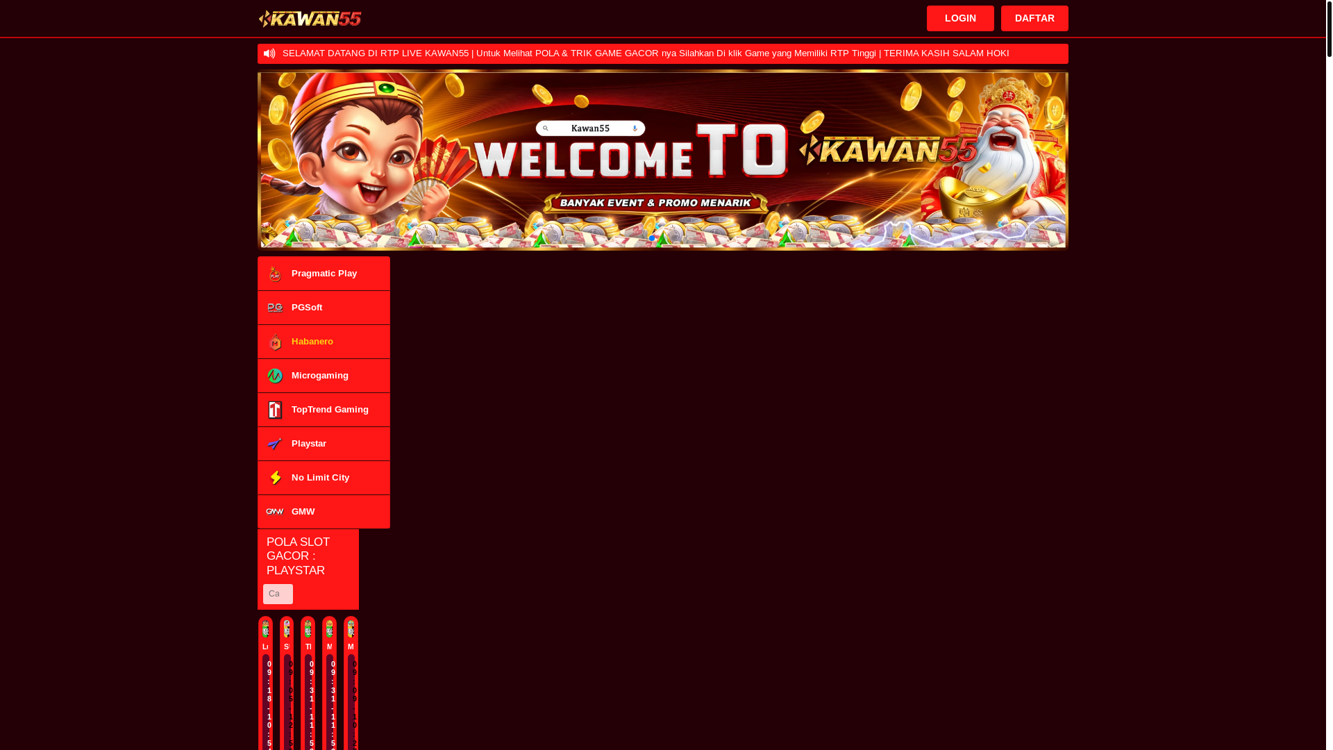 website screenshot of https://rtpkawan55-playstar.pages.dev/