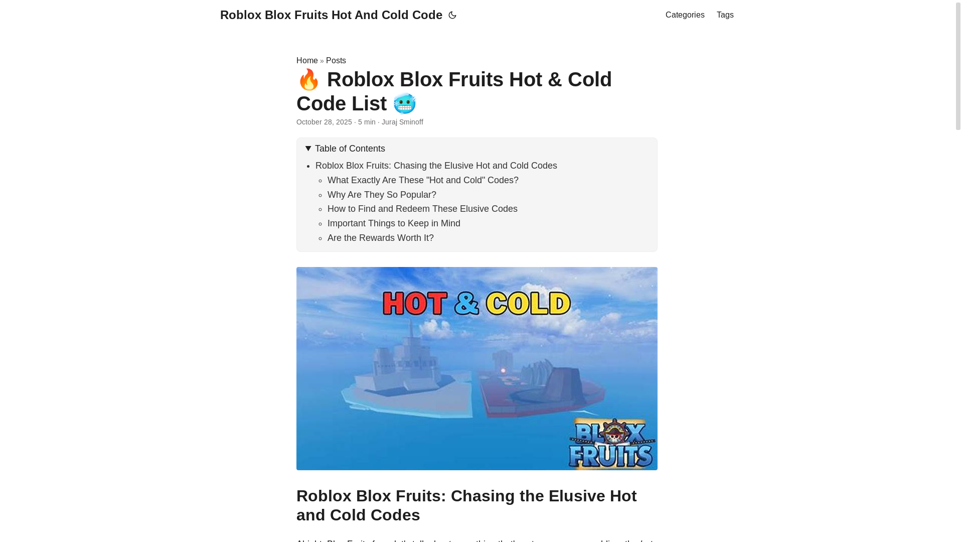 website screenshot of https://roblox-blox-fruits-hot-and-cold-code.pages.dev/