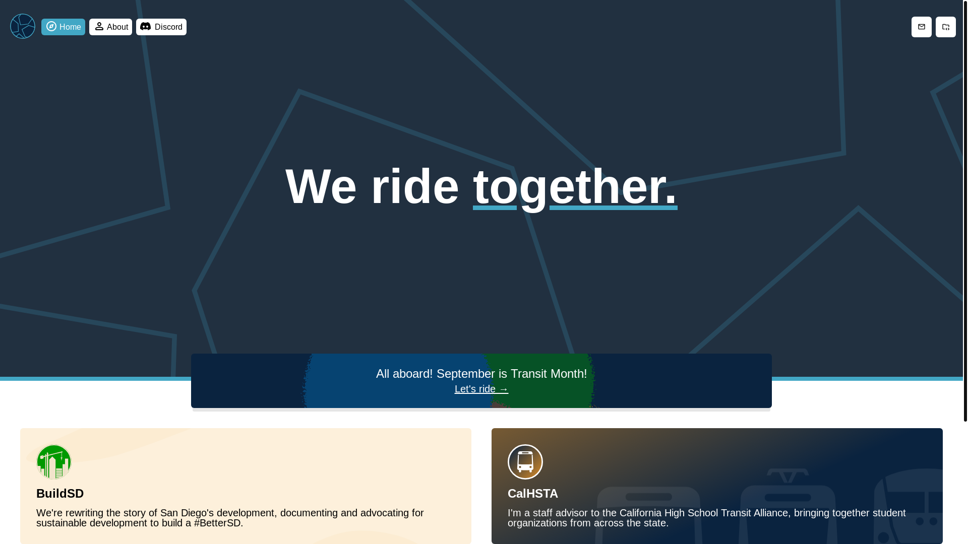 website screenshot of https://samuelsharp.pages.dev/