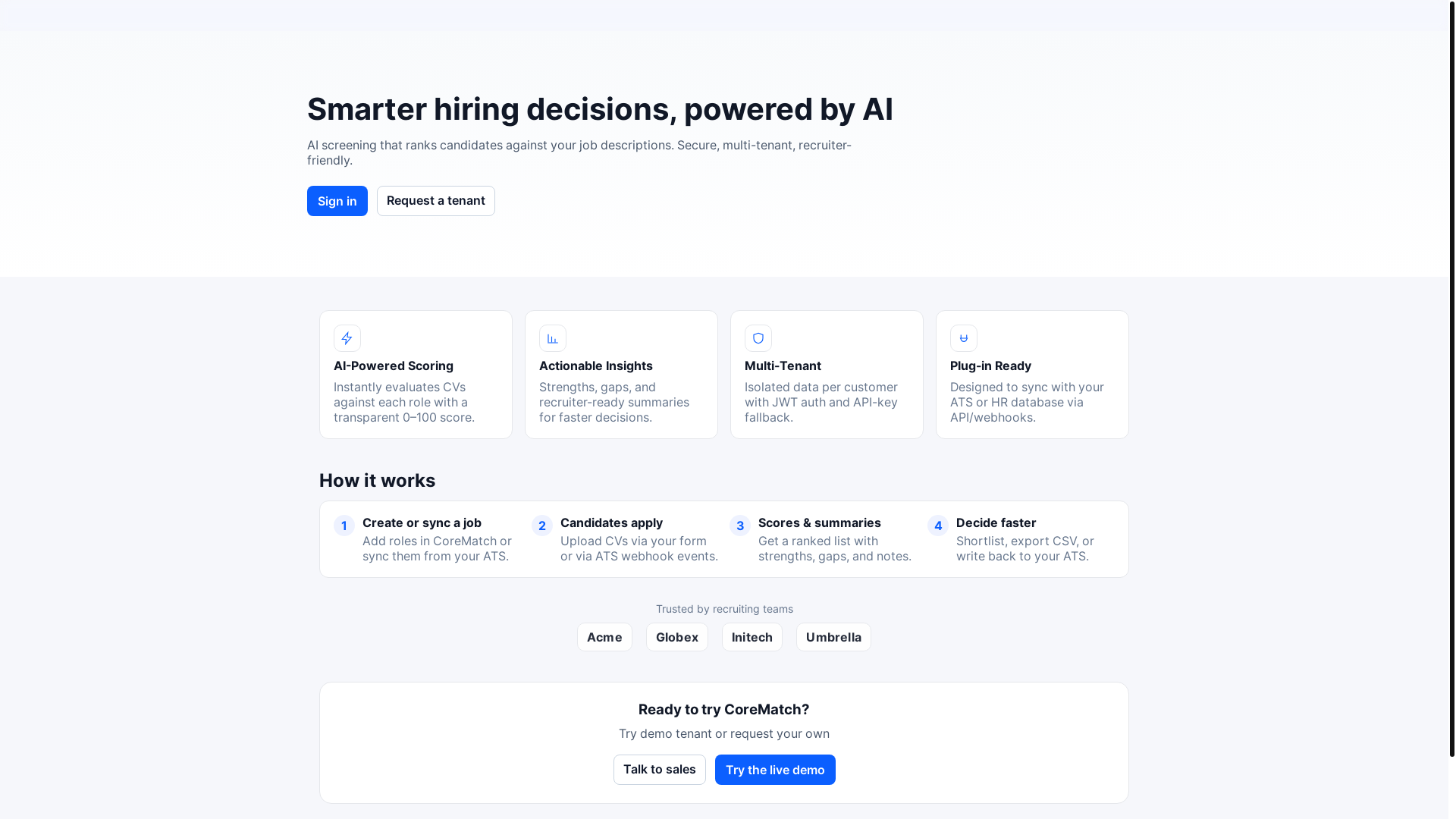 website screenshot of https://core-match.com/