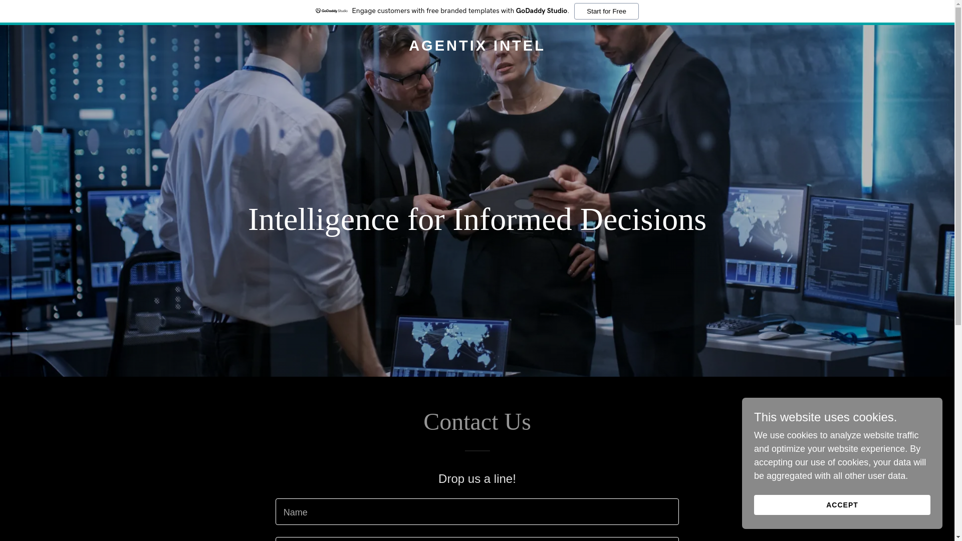 website screenshot of https://agentixintel.com/