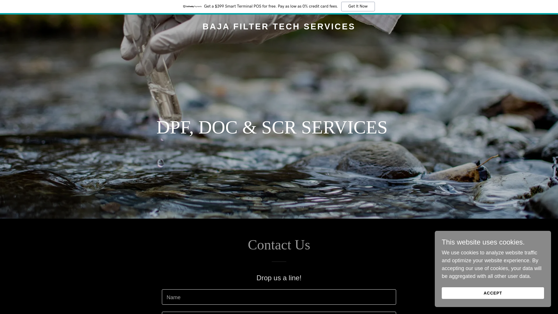 website screenshot of https://bfilter-tech.org