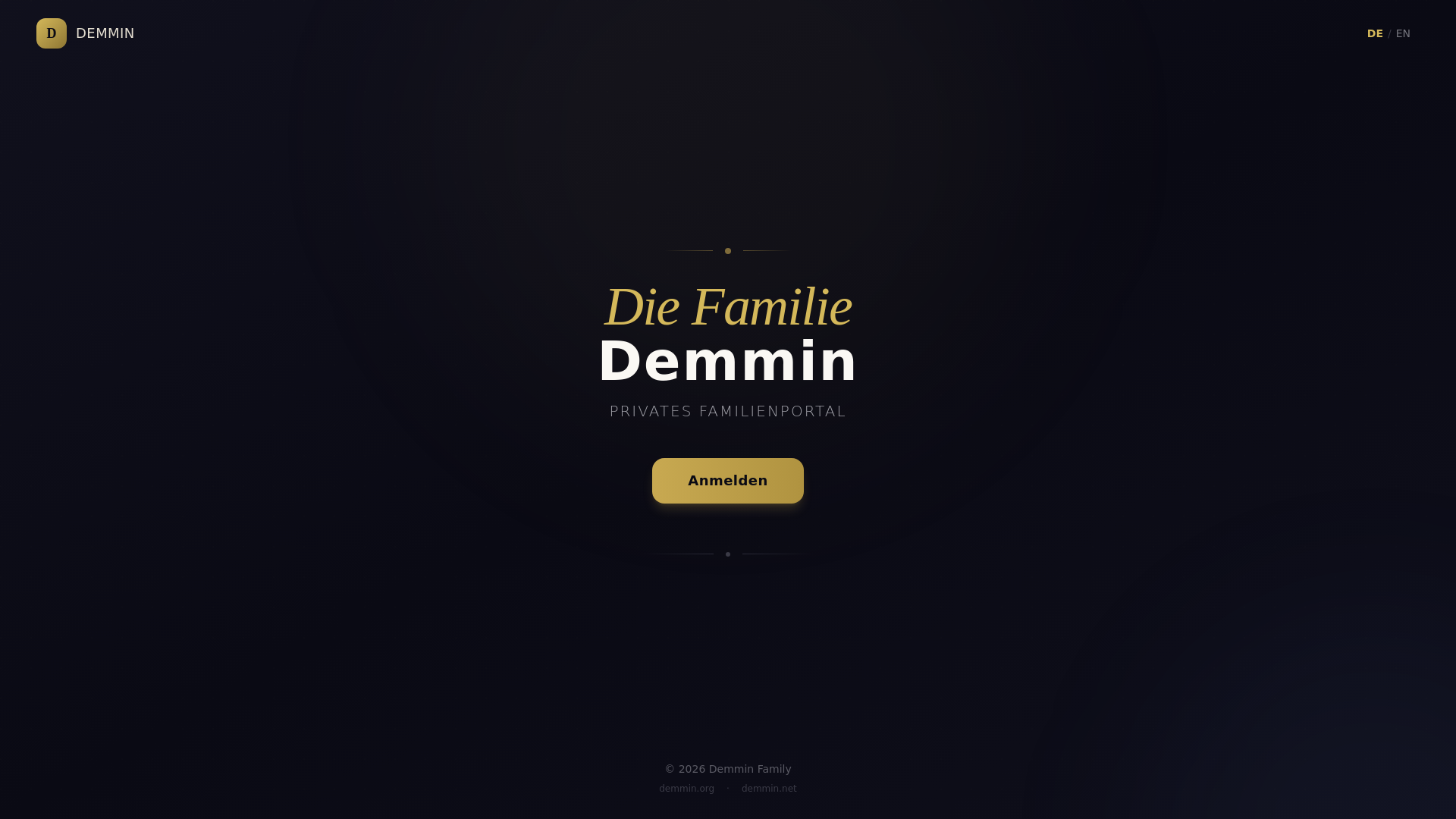 website screenshot of https://demmin-portal.pages.dev/
