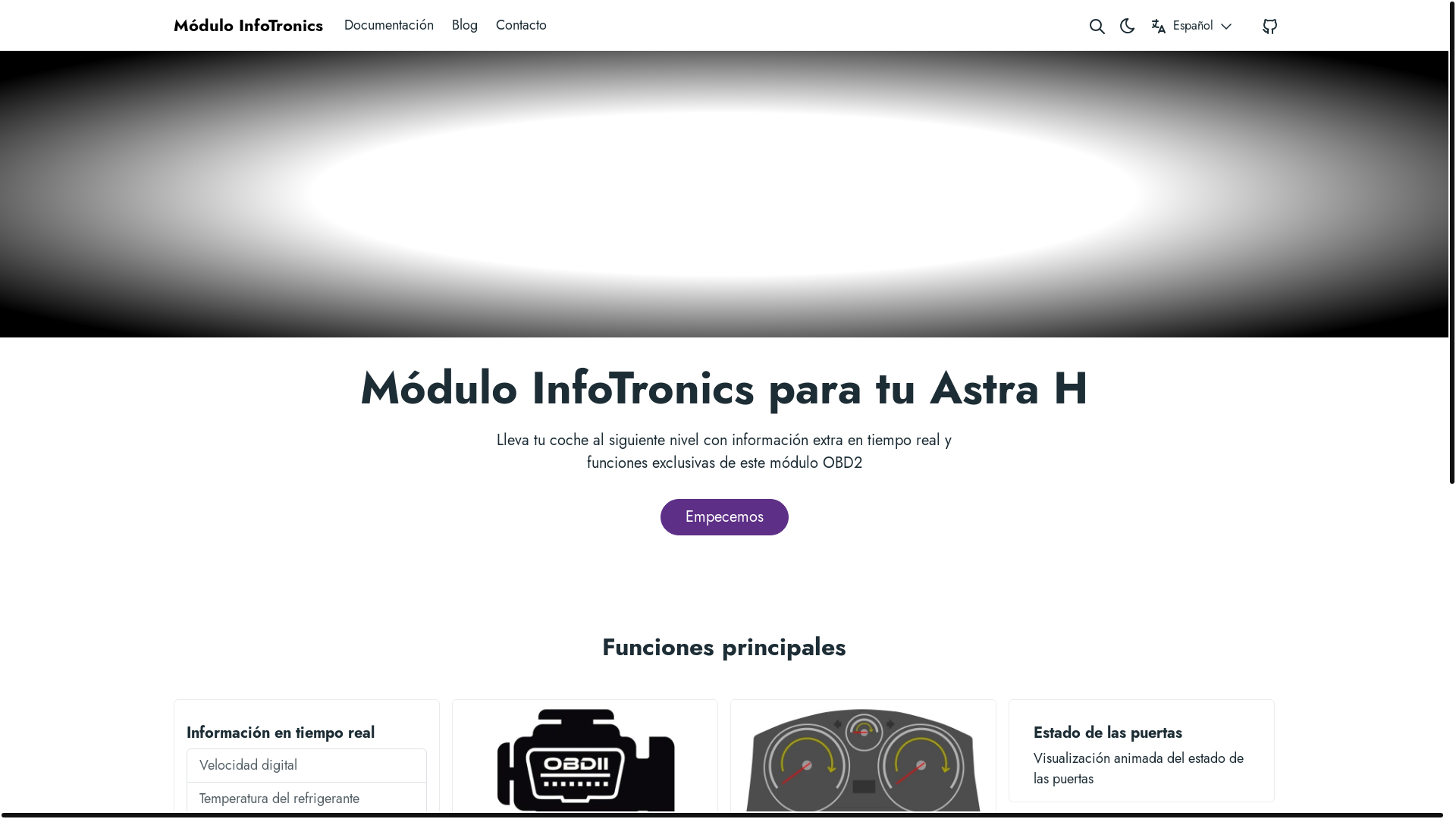 website screenshot of https://infotronics-module.pages.dev/