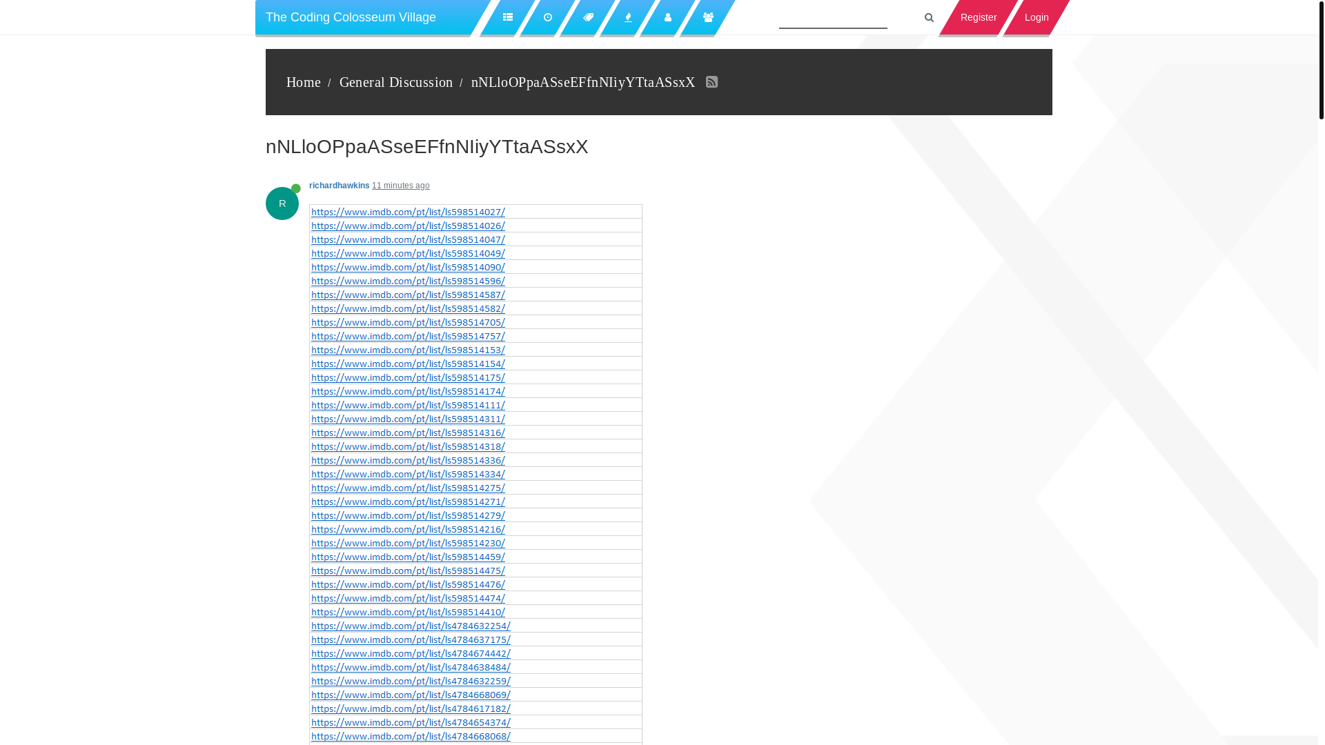 website screenshot of https://forum.thecodingcolosseum.com/topic/73237/nnllooppaasseeffnniiyyttaassxx