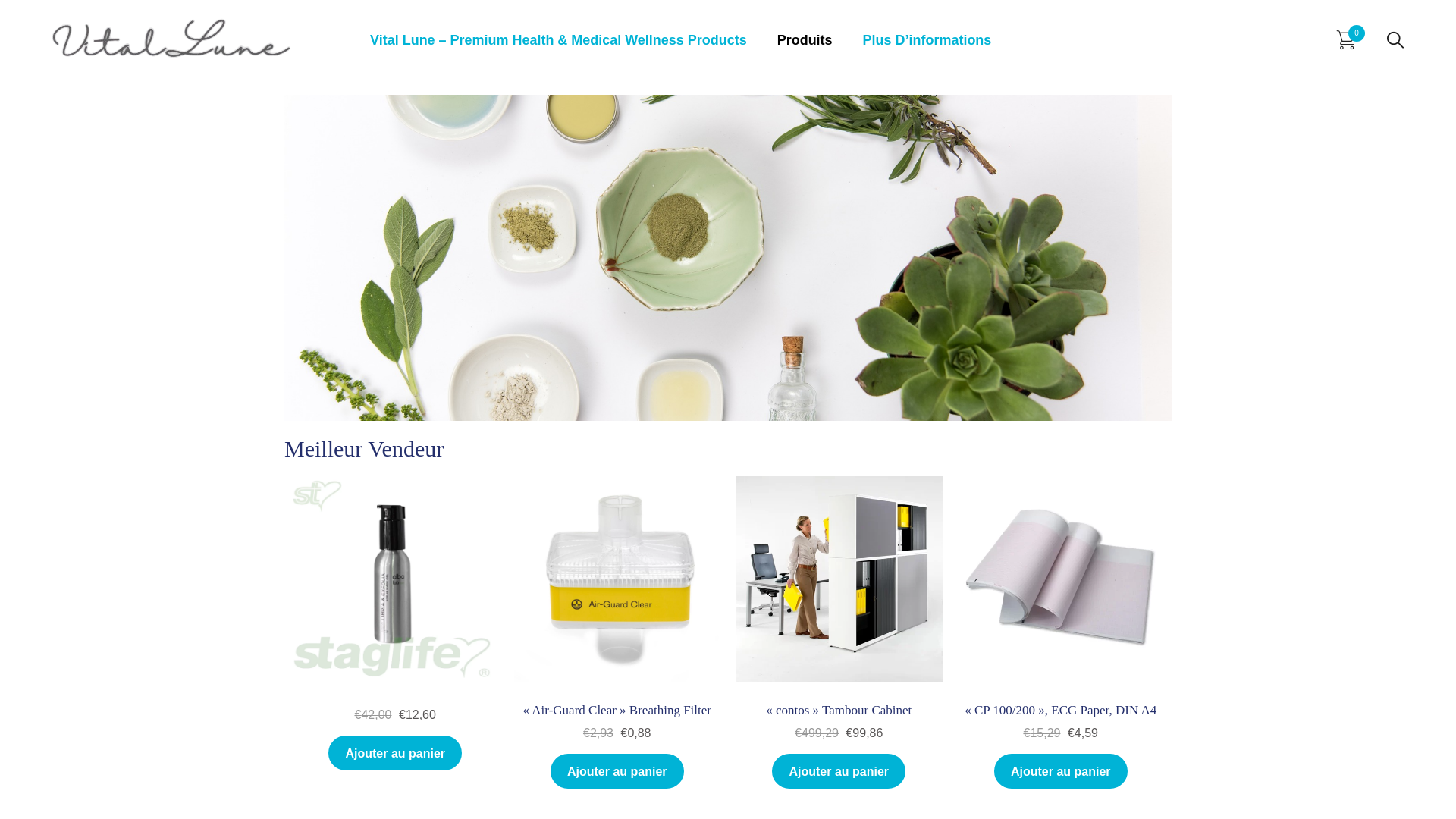 website screenshot of https://vitallune.com/