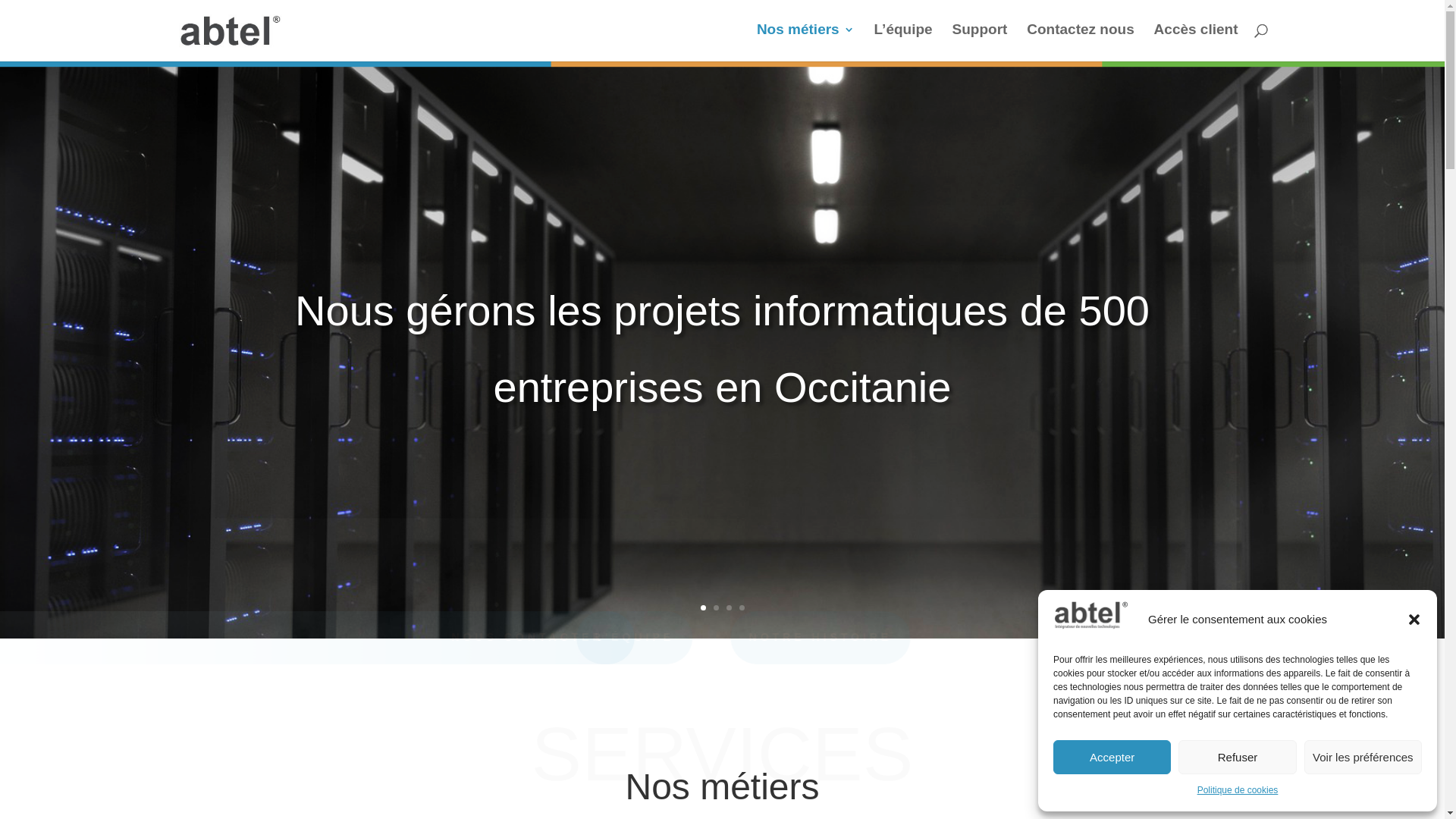 website screenshot of https://nagica-it.com/