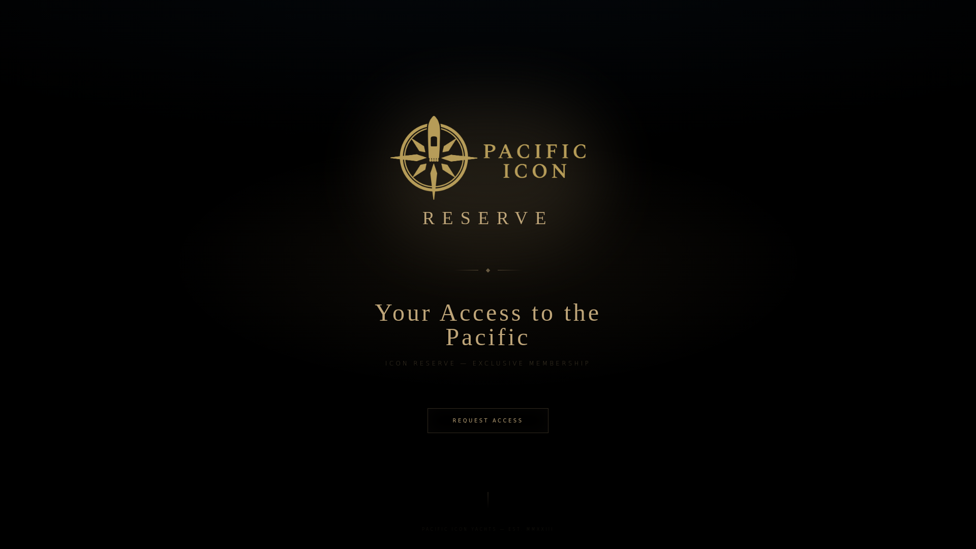 website screenshot of https://pacificiconreserve.com