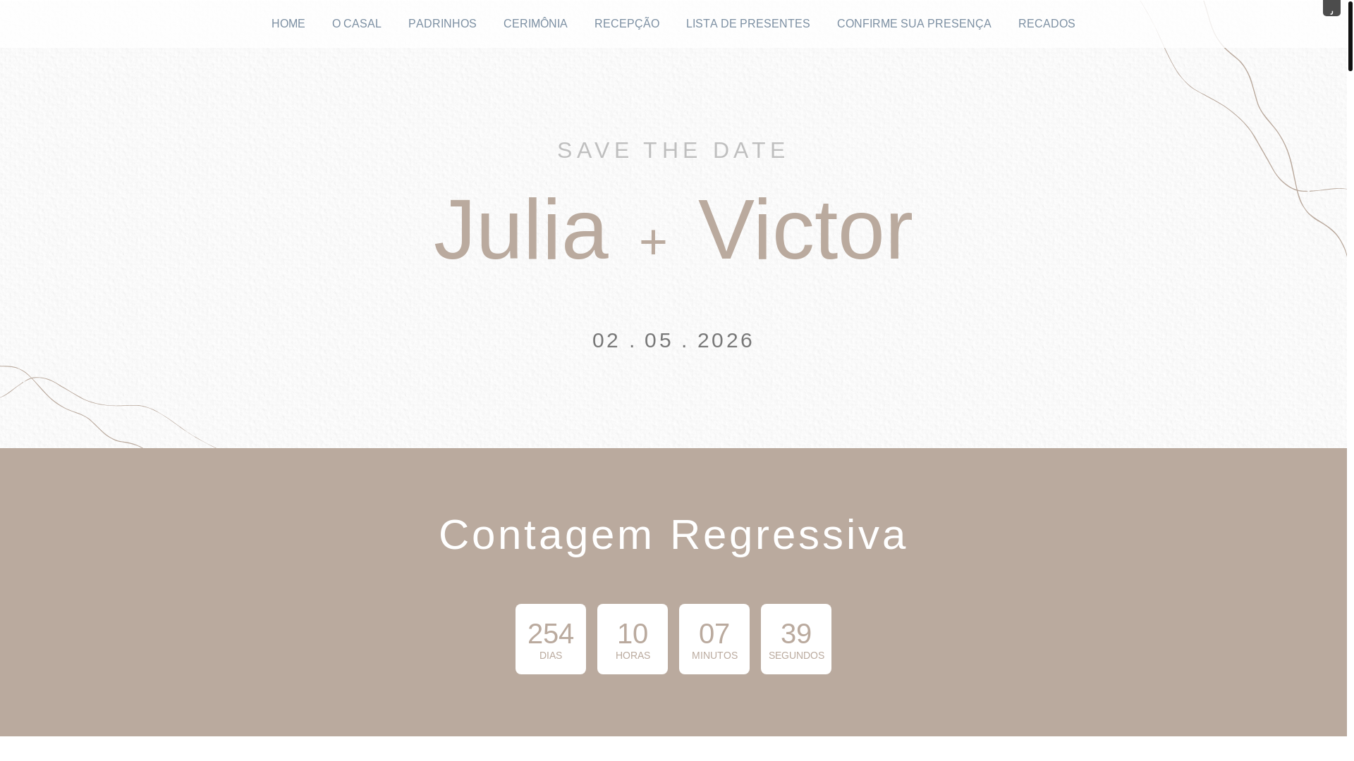 website screenshot of https://juvictor.com.br/