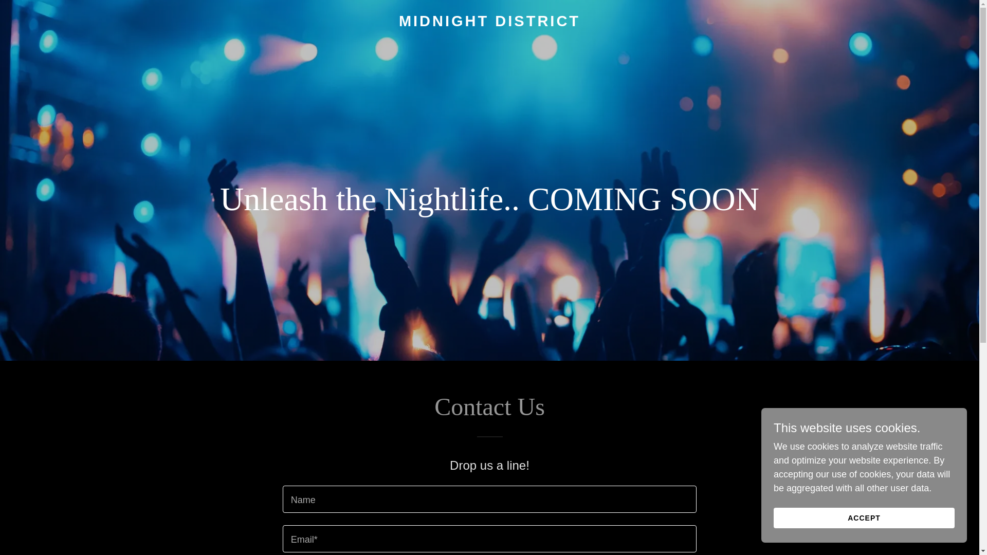 website screenshot of https://midnightdistrict.club/