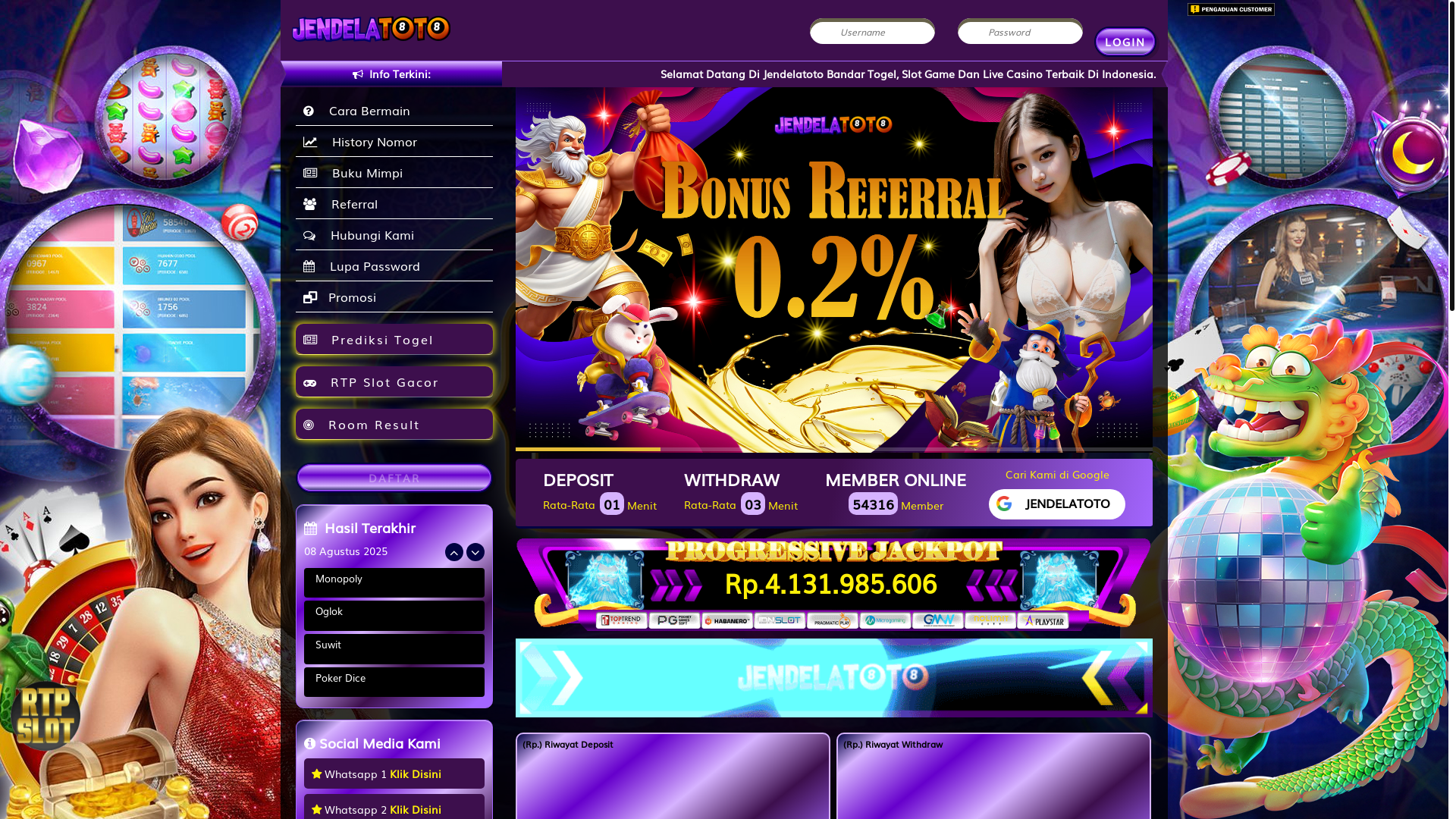 website screenshot of https://jendelamvp.com/