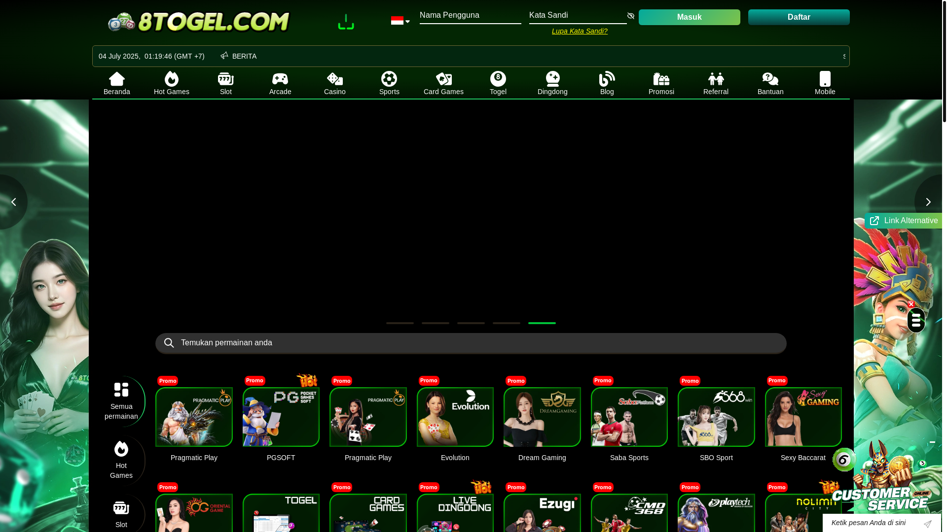 website screenshot of https://8tsilver.com/
