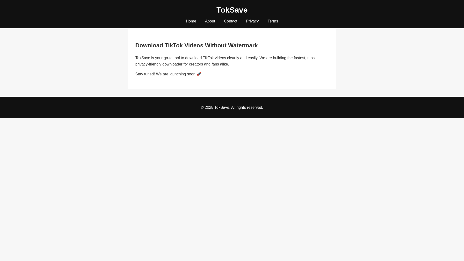 website screenshot of https://toksave-occupy.pages.dev/