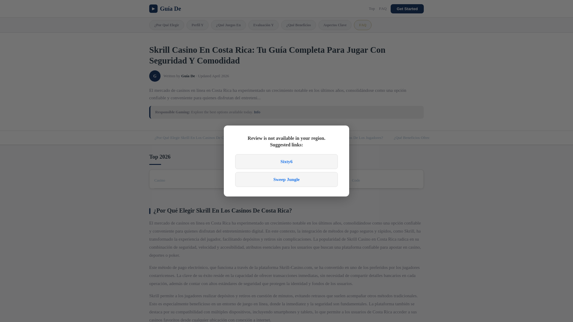 website screenshot of https://skrill-casino.paleofreak.com