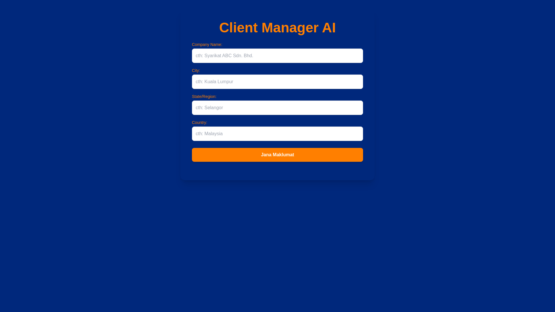 website screenshot of https://clientmanagerai.pages.dev/