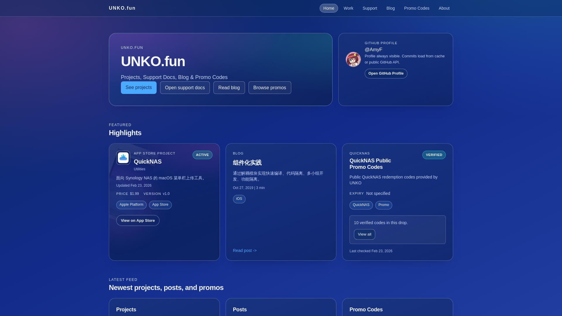 website screenshot of https://amyf-github-io.pages.dev/