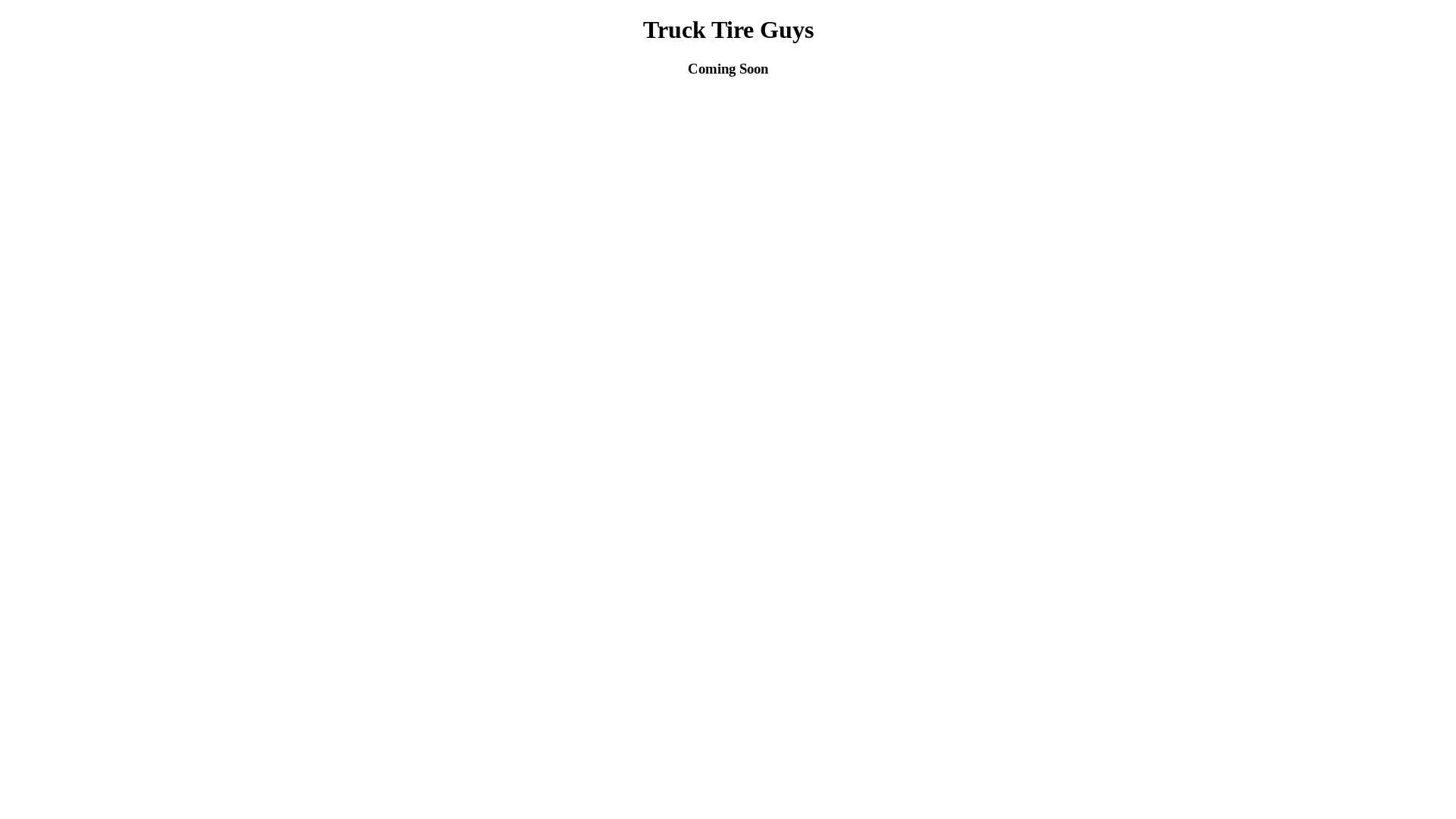 website screenshot of https://trucktireguys.com/