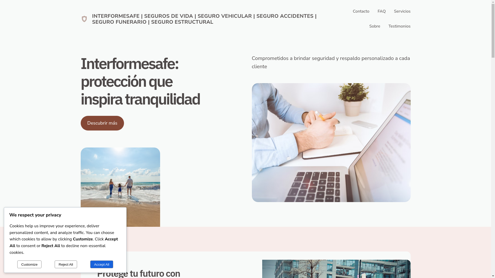 website screenshot of https://interformesafe.sbs/