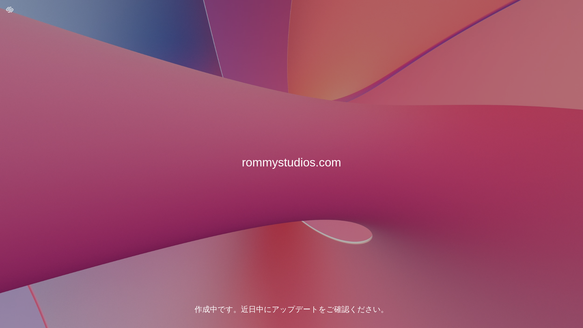 website screenshot of https://rommystudios.com/