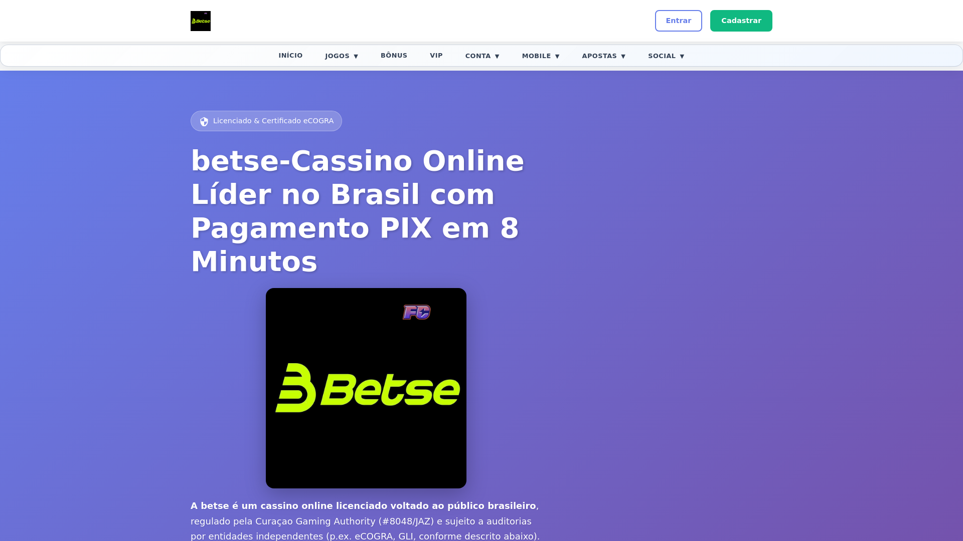 website screenshot of https://betseum.com/