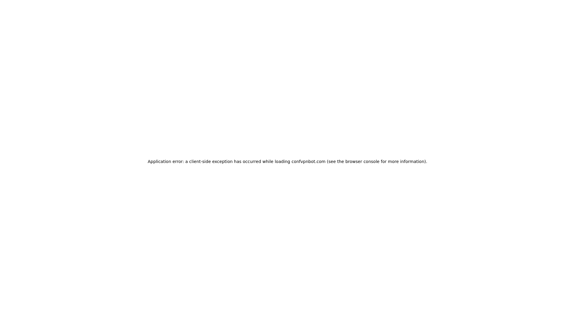 website screenshot of https://confvpnbot.com/